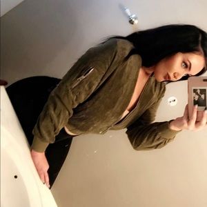 Olive Green Corduroy Jacket